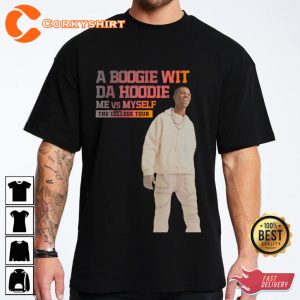 A Boogie Wit Da Hoodie Tour 2023 My Vs Myself The College T-shirt