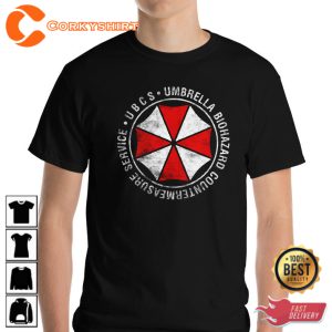 Absurd Ink Umbrella UBCS Distressed Logo T-Shirt