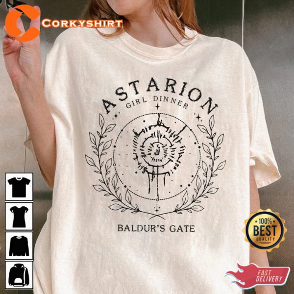 Adventure Awaits Game Astarion Baldurs Gate 3 Fan Gamer Unisex T-Shirt