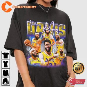 Anthony The Brow Los Angeles Lakers Basketball Sportwear T-Shirt