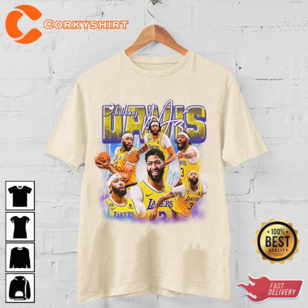 Anthony The Brow Los Angeles Lakers Basketball Sportwear T-Shirt