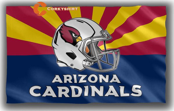 Arizona Cardinals Football Team Helmet Flag Gift For Fan