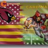 Arizona Cardinals Football Team Mascot Flag