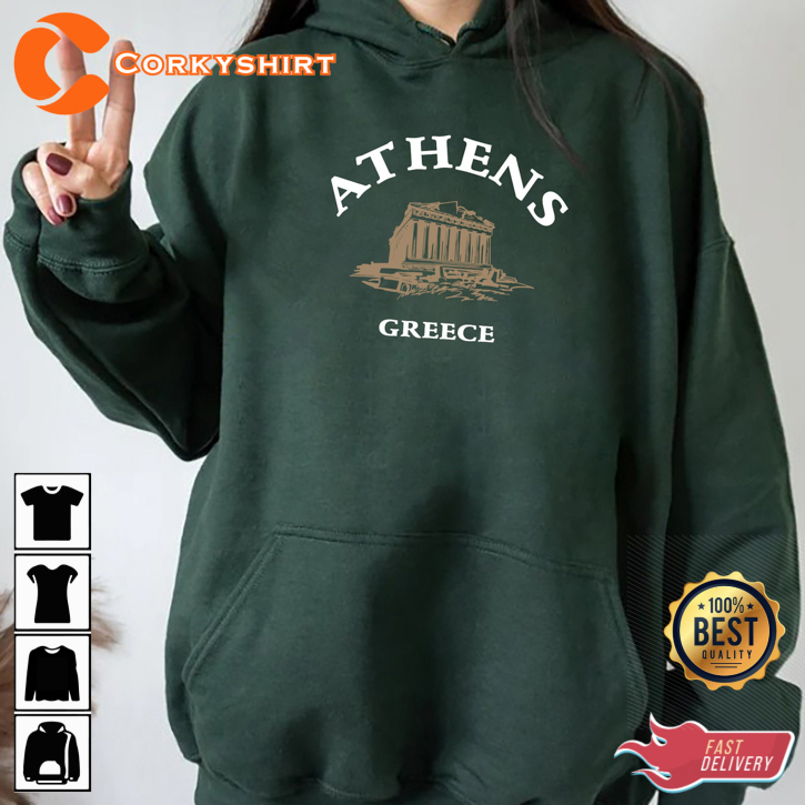 Athens Greece Largest City Tomb of the Unknown Soldier Travel Gift Sweatshirt