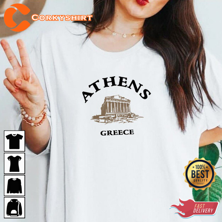 Athens Greece Largest City Tomb of the Unknown Soldier Travel Gift Sweatshirt