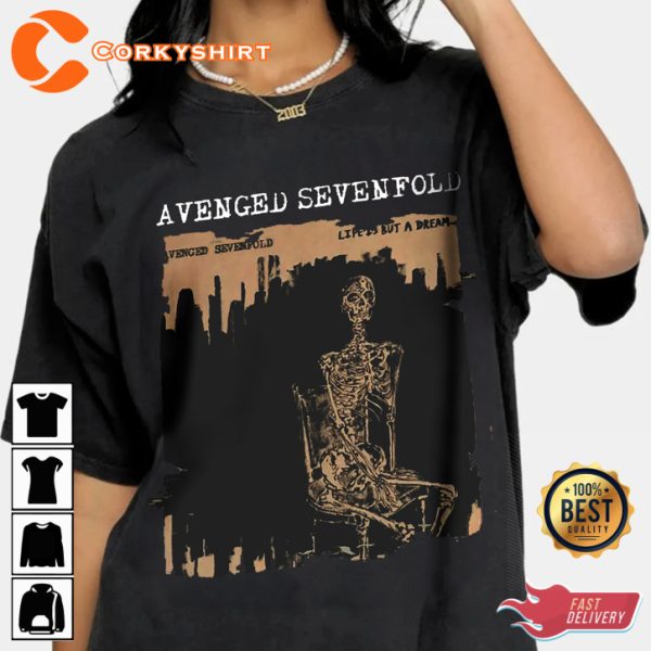 Avenged Sevenfold Life Is But A Dream North American Tour 2023 T-shirt