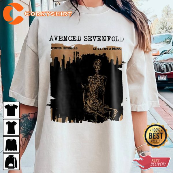 Avenged Sevenfold Life Is But A Dream North American Tour 2023 T-shirt