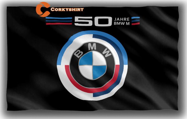 BMW 50 Jahre bmw M Racing Indoor Outdoor Banner Flag