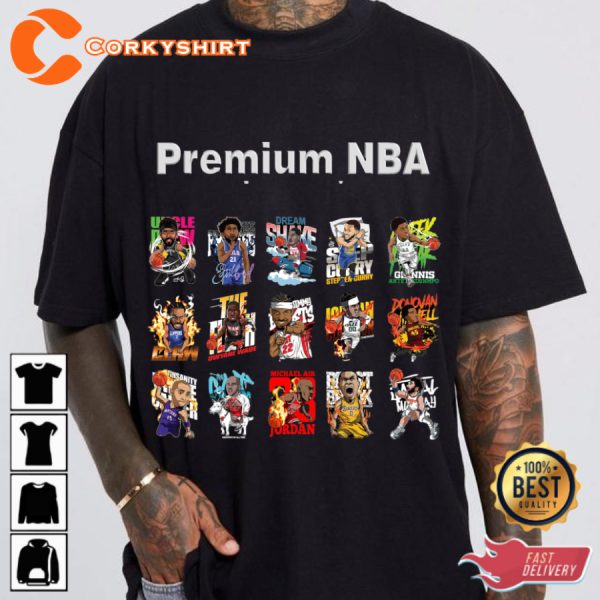 Basketball Premium NBA Legends Sportwear Unisex T-Shirt
