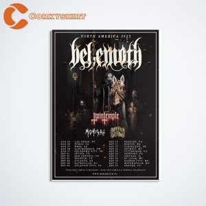 Behemoth Announce Headlining Us North America 2023 Wall Art Poster