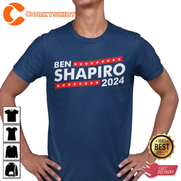 Ben Shapiro 2024 For Win Trendy Unisex T-Shirt