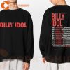 Billy Idol Tour 2023 With Alex Cameron T-shirt