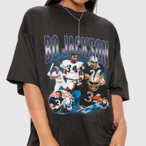 Bo Jackson Two-Sport Legend Kansas City Royals and Oakland Raiders Sportwear T-Shirt