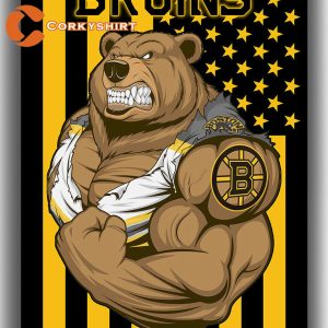 Boston Bruins Hockey Team Mascot Memorable Flag Fan Best Banner