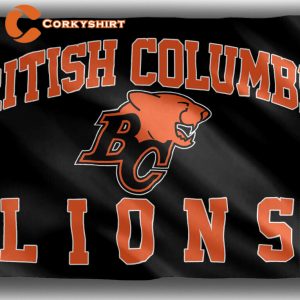 British Columbia Lions Football Team Flag