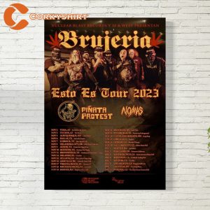 Brujeria Announce Fall US Esto Es Tour 2023 Wall Art Concert Poster
