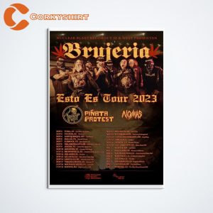 Brujeria Announce Fall US Esto Es Tour 2023 Wall Art Concert Poster