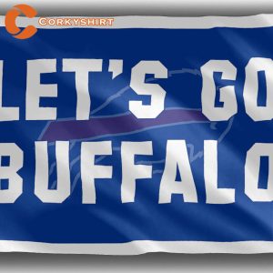 Buffalo Bills Football Team Flag Lets Go Buffalo Best Banne Flag