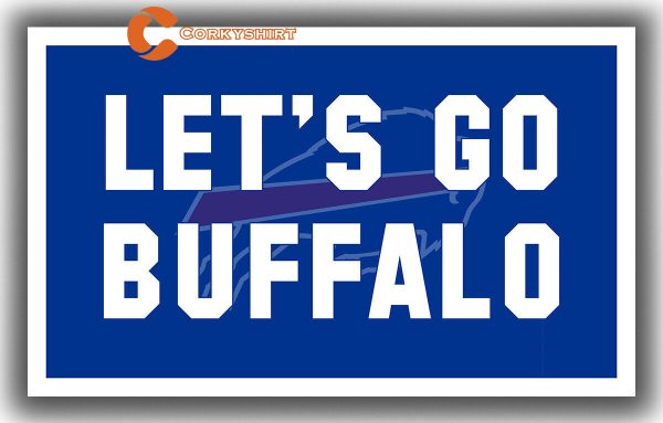 Buffalo Bills Football Team Flag Lets Go Buffalo Best Banne Flag