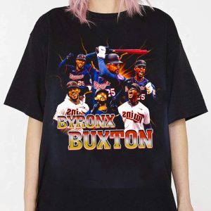 Byron Buxton Buxton Bolt Minnesota Twins Baseball Sportwear T-Shirt