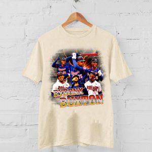 Byron Buxton Buxton Bolt Minnesota Twins Baseball Sportwear T-Shirt