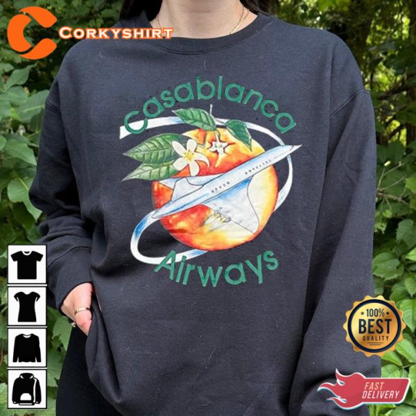 Casablanca Airways Silk Unisex Sweatshirt