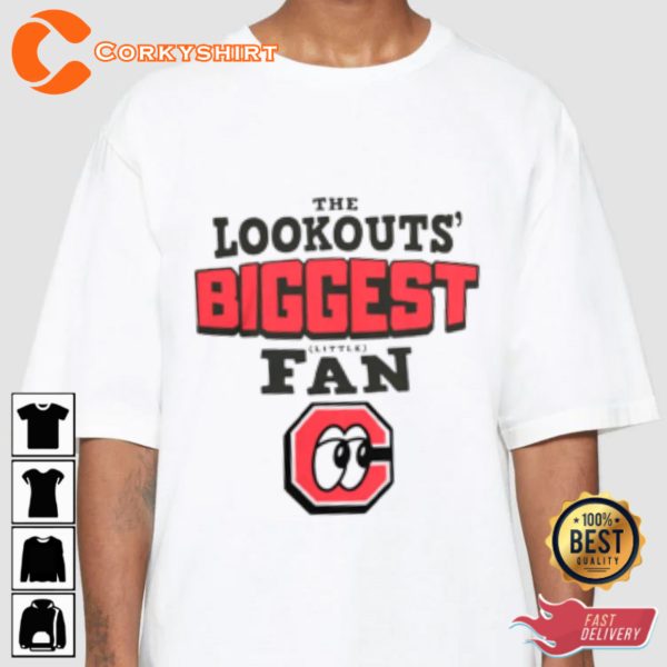 Chattanooga Lookouts Cheddar Biggest Little Fan Gift T-shirt