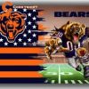 Chicago Bears Football Team Mascot Memorable Flag