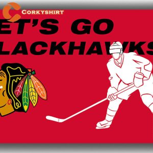 Chicago Blackhawks Hockey Flag