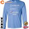 Christmas Options Naughty Nice I Really Tried Xmas Trendy T-Shirt