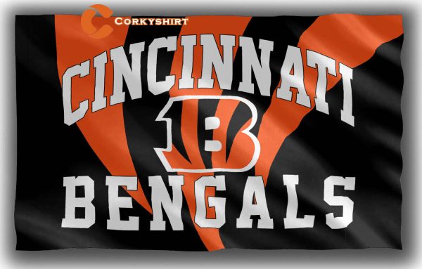 Cincinnati Bengals Football Team Memorable Flag