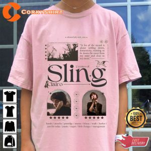 Clairo Sling Album 70s Singer Old Soul Music Trendy T-Shirt