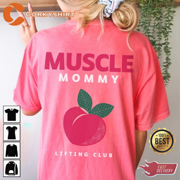 Comfort Colors Pump Color Backside Gym Workout T-Shirt