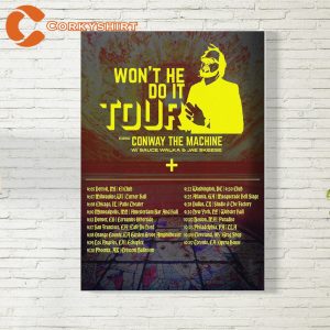 Conway The Machine Tour The World Tour 2023 Poster