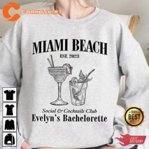 Custom Location Bachelorette Party Beach Bach Sweatshirt