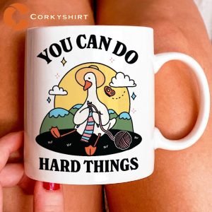 Cute Goose Cottagecore Positive Quote Coffee Mug