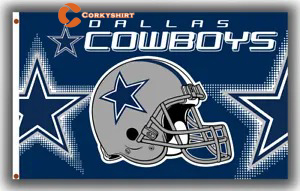 Dallas Cowboys Football Memorable Flag