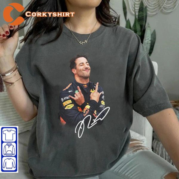 Daniel Ricciardo Racer Formula 1 Sportwear T-Shirt