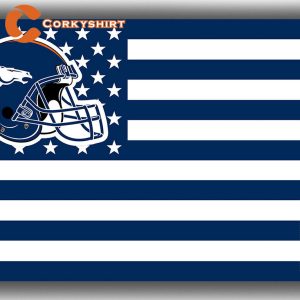 Denver Broncos Football Team Star&Strip Flag
