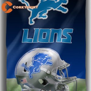 Detroit Lions Team Football Memorable Flag