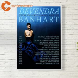 Devendra Banhart Flying Wig North America Tour 2023 Poster