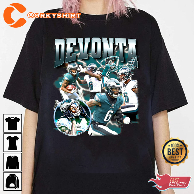 Devonta Smith Sensation Philadelphia Eagles Football Sportwear T-Shirt