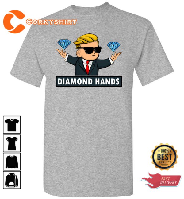 Diamond Hands Wallstreetbets Trendy Unisex T-Shirt