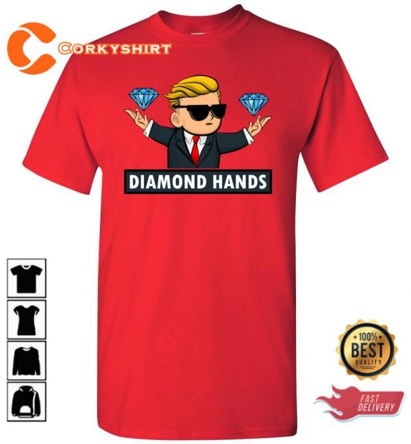 Diamond Hands Wallstreetbets Trendy Unisex T-Shirt