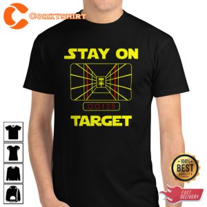 Disc Golf Stay On Target St4r War Inspired Trendy Unisex T-Shirt