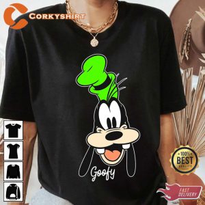 Disney Goofy Big Face Portrait St Patrick Inspired T-shirt