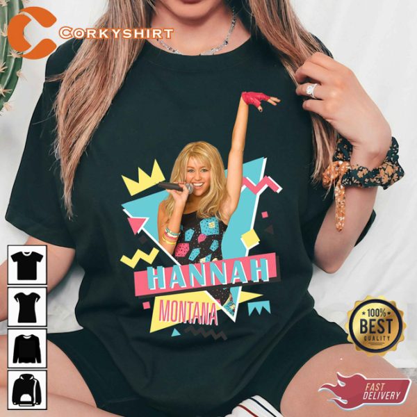 Disney Hannah Montana Miley Cyrus Sitcom Inspired T-Shirt