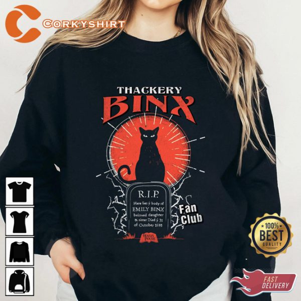 Disney Hocus Pocus Thackery Binx Halloween Cotstume Sweatshirt