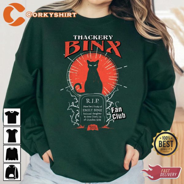 Disney Hocus Pocus Thackery Binx Halloween Cotstume Sweatshirt