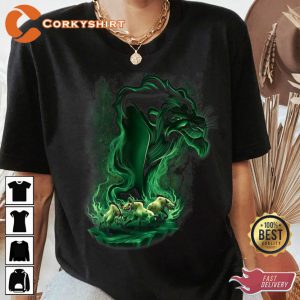 Disney Lion King Scar Smoke The Lion King Graphic T-shirt